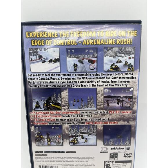 Ski-Doo Snow X Racing (PlayStation 2 PS2, 2007) CIB - TESTED - Picture 4 of 9